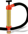 Marine Engine Oil Drain Hand Pump For Boats, Brass Oil Extractor For Quick Oil Change, 10.25 Inch Long, 1.25 Inch Diameter