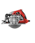All Magnesium Sidewinder Circular Saw With 15 Amp Dual Field Motor And 7-1/4 Inch Blade side view showing motor and blade.