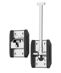 Heavy Duty Stainless Steel 6 Inch T Style RV Door Holder for Campers Trailers Motorhomes and Vans, front and side view