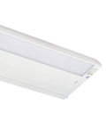22 Inch LED Under Cabinet Light 120V Warm White 3000K Diffused Pure White Glow White Finish Dry Location Rated Retro Modern Vibe Ultra Slim Profile