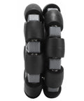 Front view of multiple 100mm nylon-rubber omni wheels with gray hub blocks for robot wheels