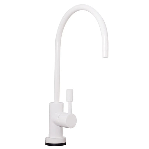 Contemporary Cold Water Dispenser Faucet With 11 Inch Tall Body, 5.75 Inch Gooseneck Reach, Single Lever Handle, Solid Brass Construction