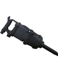 No Fuss One Inch Drive Pneumatic Impact Wrench Tough As Nails Heavy Duty Air Ratchet view showing black finish and design details.