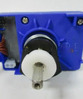 Cool 1 Pc Compatible Frei Handle Accelerator 3105F00136-00 For Electric Forklifts, blue motor with attached wires and shaft.
