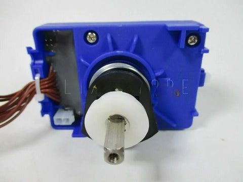 Cool 1 Pc Compatible Frei Handle Accelerator 3105F00136-00 For Electric Forklifts, blue motor with attached wires and shaft.