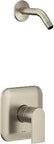Genta LX M Core 2 Series Shower Trim Kit with handle arm, valve, and showerhead required, brushed nickel finish.