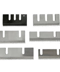 Heavy Duty 10 Pack Carton Sealer Blades With Dual Slot Frame For Semi Automatic Tape Dispensers Precision Ground Carbon Steel Replacement Knives