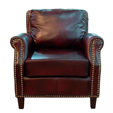 20-Piece Pack Antique Brass Upholstery Tacks Give Your Drum Sofa And Cabinets A Killer Retro Vibe Rustic Bronze Decorative Nail Pins Feature Threaded Steel Bodies To Grip Tight And Stay Put Perfect For DIY Makeovers With A Sweet Handmade Finish That on leather armchair.