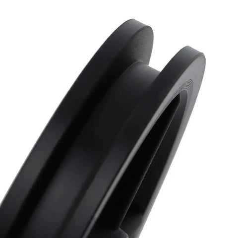Sliding Door Pulley Kit For Barn Doors, Built Tough No Rust Track Roller Hardware With Zinc Alloy Wheels, 2 Pieces, Quiet Smooth Sliding, Black Finish, Easy To Install Barn Door Hanging Rail