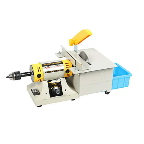 110V Jewelry Polishing Buffer Bench Lathe And Polisher Machine Kit with dustproof motor, fits 4-inch buff wheels
