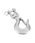 Rock Solid 304 Stainless Steel Swivel Lifting Hook Heavy Duty Up To 1000Kg with locking eye and smooth finish.