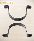 Front view of 4 Inch Dust Collection Hose and Pipe Hanger Set With Mounting Screws 5 Pack For Wall Mounting Easy Install