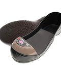 TurboToe Molded Safety Steel Toe Caps for worksite toe protection, XS size, black PVC with impact-resistant design for visitors and workers.