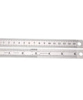 15 Cm Straight Ruler For Drafting And Math Class Double Sided Metal Tool Pro Grade Precision Measuring Ruler For School And Office