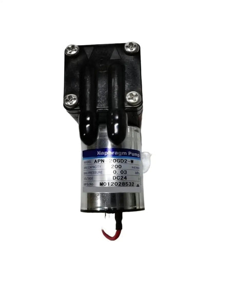 Whip up serious suction with this APN-20GD2-W Oil Free Diaphragm Vacuum Pump showcasing model details and diaphragm design.