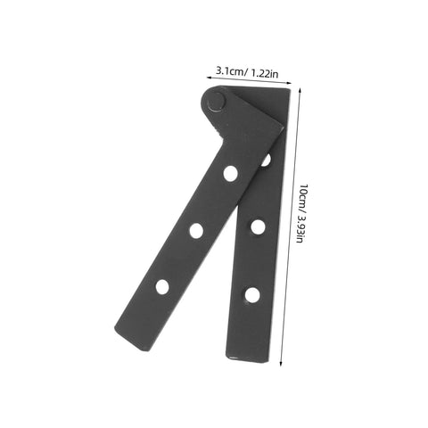 Heavy Duty Rotatable Hidden Door Hinges 2 Pack for Cabinets, Secret Doors and Bookcases Concealed Pivot Hinges, Easy to Install