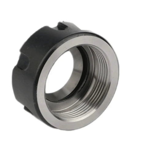 High Precision ER Collet Nut Set for Electric Spindle Chuck Fits ER11 ER16 ER20 ER25 ER32 Pro Grade Machining Nut aluminum construction
