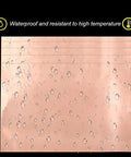 Copper Foil Sheets With Conductive Adhesive Tape For Guitar Crafts And Electrical Repairs, showing water resistance performance