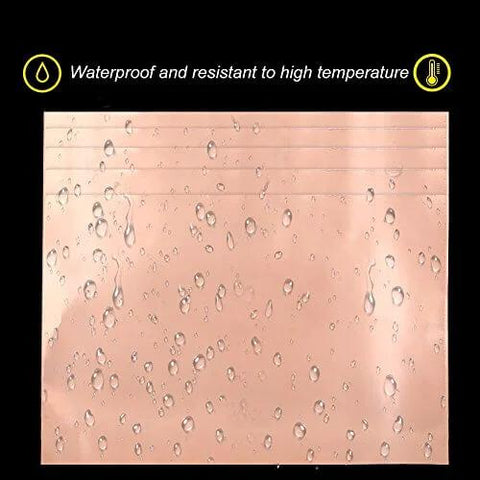 Copper Foil Sheets With Conductive Adhesive Tape For Guitar Crafts And Electrical Repairs, showing water resistance performance