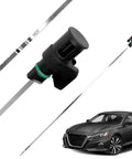 Nissan CVT Transmission Dipstick For Altima Rogue Maxima Murano Oil Level Gauge with stainless steel rod and plastic handle near Nissan car