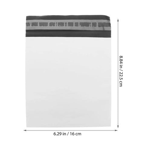 White Poly Mailer Envelopes 16x22 Inches Self Sealing Shipping Bags Waterproof Tear Resistant for Packaging and Mailing Supplies