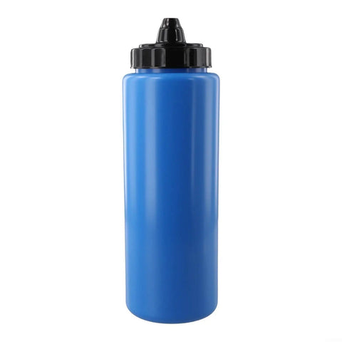 Leak Proof Hydration Bottle For Cycling And Outdoors With Lightweight PE Plastic Wide Mouth Water Jug For Hiking Gym 1L Blue