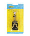 Heavy Duty Three-Position Push-Pull Switch For Dual Circuits With Chrome Knob And Stainless Steel Springs Fits Panels Up To 1 Inch Rated 25 Amps At 6 VDC And 15 Amps At 12 VDC Rugged Boat Electrical Control Switch in package