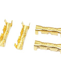 ZCKHNQOP 300 Piece Heavy Duty U Shape Copper Ring Terminals Assortment Kit For Car And Motorcycle Wiring Jobs Crimp Connectors gold terminals