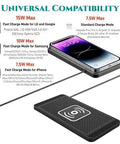 Fast Wireless Dash Charger Pad With Hella Secure Non Slip Silicone Base Mount For Chevy Volt Bolt Ev And Blazer Ev with charging compatibility list.