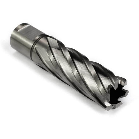 Oscarbide annular cutter, 13/16 in diameter x 2 in depth, 3/4 in Weldon shank for magnetic drill press