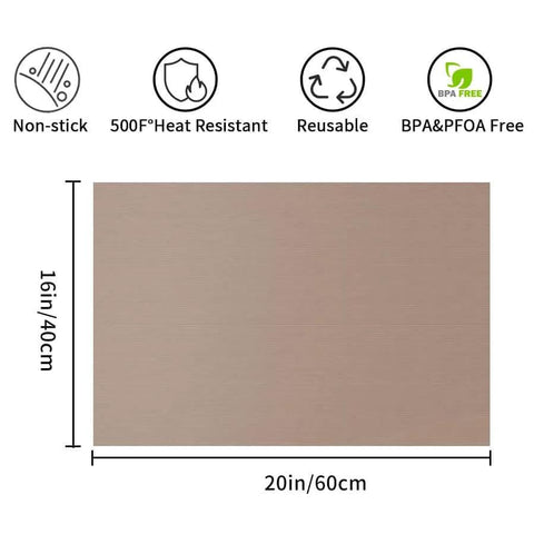16x24 Inch Teflon Sheets For Heat Press Machines Nonstick Reusable PTFE Paper Roll For Cricut Sublimation Heat Transfer