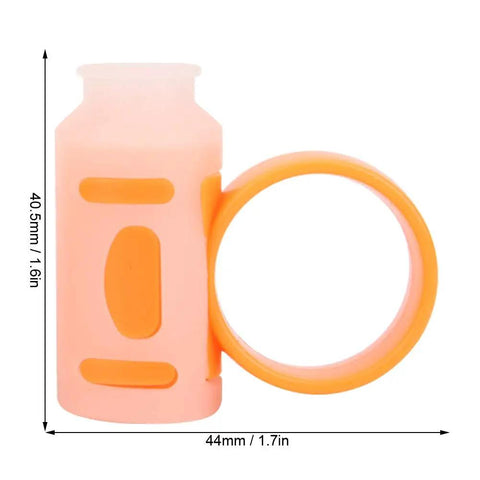 Pro Drumstick Holder Grip Clamp Anti-Slip Rotating Aid For Musicians To Stop Blisters Calluses And Cramps During Jam Sessions side view