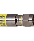Klein Tools VDV812-606 F-connector for RG6/6Q coaxial cable; male universal compression connector, professional grade