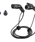Premium Type 2 To Type 1 EV Charging Cable 5 Meter Heavy Duty Electric Vehicle Extension Cord connectors with J1772 adapter.