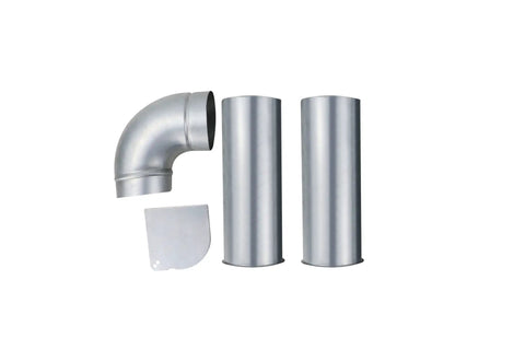 Upgraded 383EEL9001B Dryer Venting Kit For Side Or Bottom Exhaust With 2 Straight Ducts Plus 1 Elbow Replaces 3911EZ9131X 1266802 AH3575086