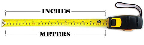 Four Pack 16ft Tape Measures Retractable With Auto Lock Dual Readouts Imperial And Metric Inches And Centimeters Rugged ABS Shell