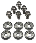 New Fender Washers Kit Silver Finish For Cars, Heavy Duty Hardware Set with bolts and washers for fender mods