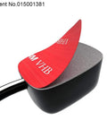 12V To 220V SPST Paste Type Button Switch With 1M Wire Water Drop Shape Push On Push Off For Fog Driving Lights Neon Lights And LED Light Bar Installations, red top view
