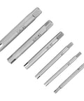 Tap Extractor Set For Stripped Taps And Broken Screws Three Types Six Piece Steel Kit Pro Grade Heavy Duty Remover Tools