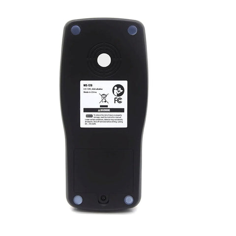 Back view of Digital Stud Finder And Wall Scanner Ace Up Your Sleeve For Hidden Metal Wood Copper Pipe AC Cable Live Wire Detection 2Pc.