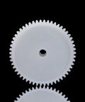 White gear from 550 Gear Box Kit For Kids Ride On Cars All In One Large Middle And Small Gears Drive Accessories Set, close-up view.