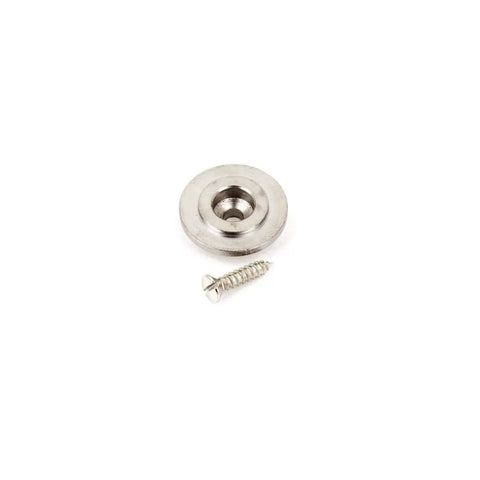Vintage Style Jazz Bass And Precision Bass String Guide Chrome Finish With Mounting Hardware Reduces Tuning Instability And Sympathetic Overtones For Most US And Mexico Models From 1951 To Present, chrome string guide with screw