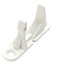 Washer door striker latch, white plastic, 2-pack replacement for Frigidaire Affinity front-load washers