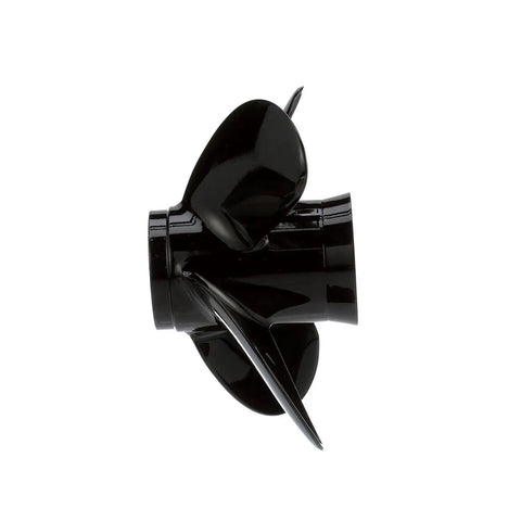 Spitfire 4 Blade Aluminum Propeller 10.3 Inch Diameter 13 Inch Pitch Right Hand Rotation For Mariner 25 to 40 HP Outboards Aggressive Blade Geometry For Sharper Handling Top Speed And Quick Get Up And Go