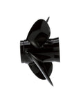 Fresh 4 Blade Aluminum Propeller Features Spitfire Geometry delivering acceleration boost, 10.6 inch diameter, right hand rotation.