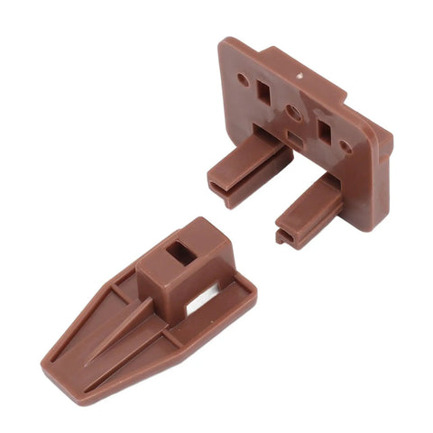 Center Mount Plastic Drawer Slides Replacement Parts With Screws For Dresser And Cabinet Drawers Buttery Smooth Glide