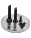 Top Shelf Micro Screw Kit With Dependable Driver Ideal For Glasses Laptops Watches And Electronics Back Covers Rust Proof precision screws in assorted sizes.