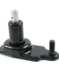Heavy Duty Spare Wheel Mount Plate Carrier Plus Winch Kit For Ford Transit 2014+ And Transit Custom 2012+. Durable black steel hoist assembly.