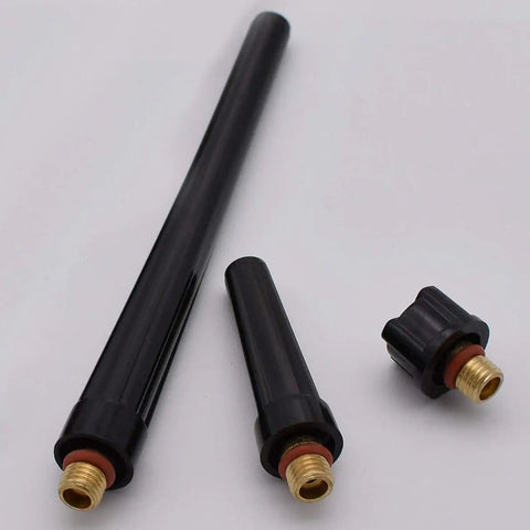 Components of 36 Piece TIG Torch Consumables Kit With Gas Lens, Cup, Alumina Nozzle, Collet Body For PTA DB SR WP 9 20 Welding Torch
