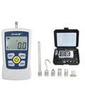 500N Digital Push Pull Force Gauge Portable Meter With Auto Backlight LCD And Four Units N Kg Lb Oz Comes In Rock Solid Storage Case Auto Power Off Buzzer Alarm Battery Included Pro Grade Precision For Testing with probes